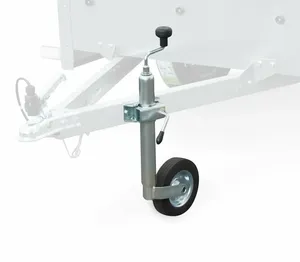 Capacité de 500lbs poignée supérieure nouvel état 8 ''roue jockey en caoutchouc solide remorque à roues simples <span class=keywords><strong>caravane</strong></span> Jack Top accessoires - Product Image 1
