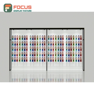 Modern Hair Extension Display Counter Glass Top Multi Drawer Shelf Store Display Counter Cabinet - Product Image 2