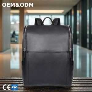 Mochila de Cuero Genuino para Hombre, Estilo Vintage, para Portátil, con Logotipo Personalizado 3308 K - Product Image 1