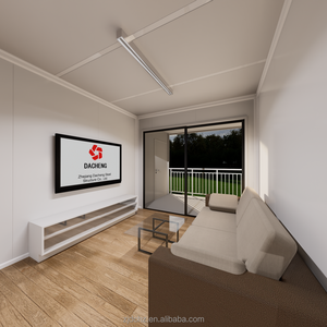 Bâtiment de bureau préfabriqué, modulaire et mobile en conteneur d'acier de 20/40 pieds, 2 à 5 chambres, de luxe, moderne et écologique - Product Image 4