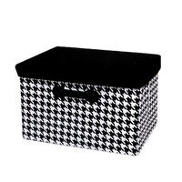 Boîte de rangement de bureau Oxford bon marché et fine bacs de rangement empilables multifonctionnels pour le stockage d'articles divers