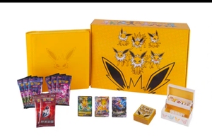 YYing PTCG Orijinal Basitleştirilmiş Chllectorinese 6.0 Su Ateşi Gök Gürültüsü Eevee Japon Anime Masa Oyunu Premium Hediye Kutusu Kartı - Product Image 4