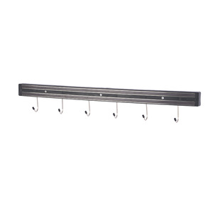 Support magnétique pour couteaux en acier inoxydable, trépied doré, fixation murale avec crochets pour rangement de cuisine - Product Image 4