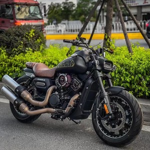 Moteur puissant Certificat CEE 400cc 250cc <span class=keywords><strong>Jonway</strong></span> Vintage Cruise Gas Motorcycle Max Speed 140 km/h Kenda Tyre - Product Image 4