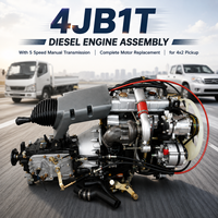 Moteur diesel SCDC ISUZUU 4JB1 4 cylindres, assemblage complet, boîte de vitesses manuelle à 5 vitesses, remplacement du moteur pour camion léger 4x2 4x4