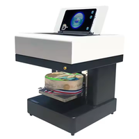 Impresora de alimentos portátil automática de venta directa de fábrica para café, leche, té, macarrón y pastel, cabezal de impresión plano XP600