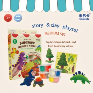 Argile à <span class=keywords><strong>modeler</strong></span> éducative pour enfants sans borax, séchée à l'air - Argile moussante super légère, emballage en boîte cadeau - Product Image 5