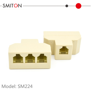 Adaptateur <span class=keywords><strong>en</strong></span> <span class=keywords><strong>T</strong></span> 3 voies pour <span class=keywords><strong>prise</strong></span> <span class=keywords><strong>t</strong></span>éléphonique RJ11 6P4C, 1 femelle vers 3 femelles - Product Image 5