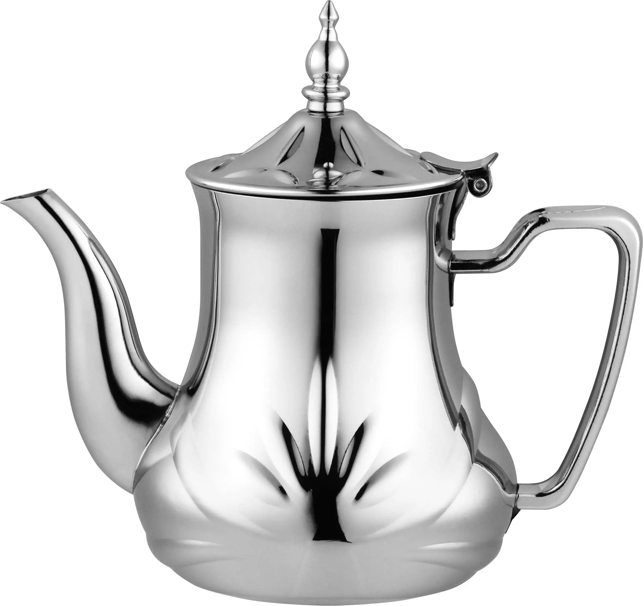 In acciaio inox 201 materiale Turco Arabo decorativo stufa teiera bollitore fatto a mano del tè caffè pentola