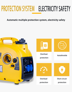 새로운 캠핑용 가정용 초저소음 휴대용 가솔린 인버터 발전기 <span class=keywords><strong>2KW</strong></span> 50/60Hz - Product Image 5