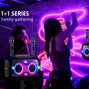 ลำโพง Hopestar <span class=keywords><strong>PartyBox</strong></span> 600 กำลังขับสูงสุด 600 วัตต์ แบตเตอรี่ 30000mAh ไมโครโฟนไร้สายคู่ TWS กันน้ำระดับ IPX6 ลำโพงปาร์ตี้ RGB - Product Image 6