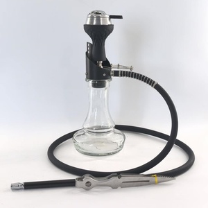 Cachimba Portátil Mini de Aleación de Aluminio con Encendido Rápido, Estilo Árabe, para Tiendas de Cachimba, Bares, Restaurantes, Cafeterías, Clubes y Fiestas - Product Image 1