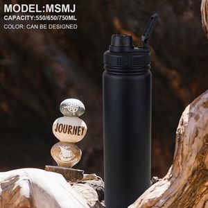 Gourde isotherme en acier inoxydable 18/8 à double paroi, écologique et minimaliste, pour la salle de sport, les voyages et le sport - Product Image 1