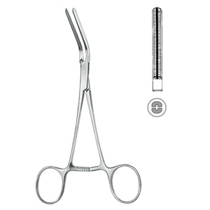 Vascular <b>Clamps</b> Forceps Precision Kelly Hemostat Forceps Locking Tweezers <b>Clamp</b> Silver 5 5 Inches Straight Stainless Steel - Product Image 4