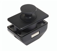 Serrure à bouton de luxe pour VR, Serrure de porte d'armoire suspendue, Serrure à bouton-poussoir dissimulée, Serrure de tiroir VR entièrement métallique, Serrure à pression