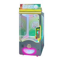 Nouvelle machine à griffes d'arcade miniature pour la vente, avec divers jouets en peluche en plastique à monnayeur, pour usage intérieur