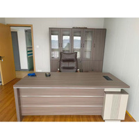 Escritorios Ejecutivos de Oficina en Forma de L, Muebles de Lujo Modernos para Directores y Gerentes, Mesa de Trabajo de Madera para Oficina, Personalizable de Fábrica