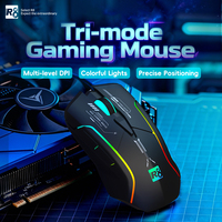 R8-G315 Mouse Gaming isi ulang daya, tetikus optikal tinggi DPI Mode ganda