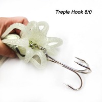 Alpha 84-625g Glow Octopus Lure Heavy Metal Jig Head avec TPE pour la pêche en eau salée en haute mer au thon/calmar