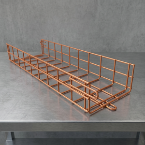Finepunch FP-CT-GI-0045 - Caisse de câblage en treillis métallique prégalvanisé avec revêtement en poudre - Capacité de charge de 100 kg - Pour la pose de câbles - Product Image 1