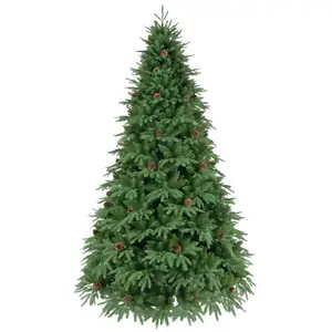 Árvore de Natal em PVC PE verde mista 7 pés 4345 pontas árvore de Natal em promoção árvore decorativa de Natal