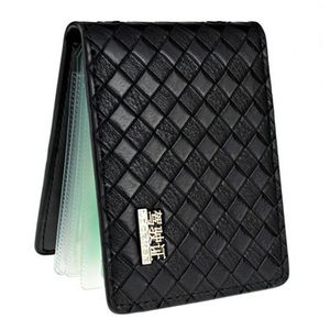 Leather Driver License Holder With Letter Decoration Protective Document Organizer For Men And Women All Seasons Minimalist - Product Image 2