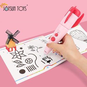 Penna per pittura con stampa 3D elettrica (carica con USB) Set di penne 3D per bambini, <span class=keywords><strong>facile</strong></span> da usare, impara da casa Set di attività artistiche - Product Image 5