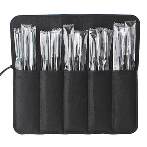 XIN BOWEN Personalizzato 15pcs Ergonomico Dettaglio Pennello Artista Pittura Kit Set In Miniatura di Arte Pennello Con Feltro e Cilindro borsa - Product Image 2