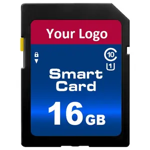 Logotipo personalizado classe 10 cartão sd 8gb 16gb 32gb 64gb 128gb c10 cartão de memória sd para a câmera