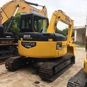 Excavadora de cadenas Komatsu PC78US de 7.8 toneladas, 95% nueva, usada, de alto rendimiento y bien mantenida, para proyectos de construcción y minería, en venta. - Product Image 3