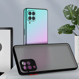 Ốp Bảo Vệ Máy Ảnh TPU PC Trong Suốt Cứng Mờ Vỏ Điện Thoại Vỏ Khói Cho Ốp Lưng <span class=keywords><strong>Samsung</strong></span> F62 - Product Image 5