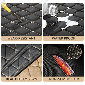 Tapis <span class=keywords><strong>de</strong></span> <span class=keywords><strong>coffre</strong></span> <span class=keywords><strong>de</strong></span> <span class=keywords><strong>voiture</strong></span> High Edge Design pour BMW Série 5 F11 Break 2012 2013 2014 2015 2016 2017, fond antidérapant - Product Image 4