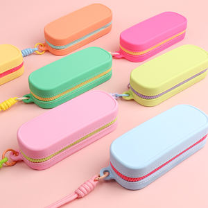 Silikon-Sonnenbrillen-Schutzhülle Langlebige Wasserdichte Brillen-Aufbewahrungstasche mit Reißverschluss Stoßfeste Brillenhülle - Product Image 6