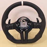 Volant de voiture en microfibre perforée blanche pour BMW X1 X2 X3 X4 X5 X6 F15 F20 F30 F31 F40 E83 E70 E90