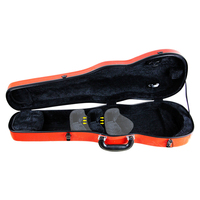Étui de violon KYLIESMAN KV500H, matériau PC de haute qualité, style enfant, 1/2, 1/4 Étui de violon professionnel Étui rouge