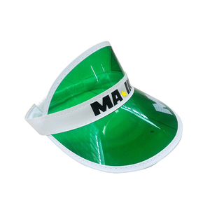Mùa Hè Bãi Biển Giá Rẻ Rõ Ràng Màu Đỏ Có Thể Điều Chỉnh <span class=keywords><strong>Visor</strong></span> <span class=keywords><strong>Hat</strong></span> Kẹo Màu Sắc Biểu Tượng Tùy Chỉnh Nhựa <span class=keywords><strong>Hat</strong></span> Mặt Trời - Product Image 4