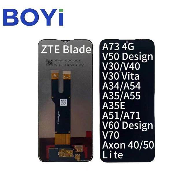 Touch Lcd Screen for ZTE Blade A73 4G V50 V60 V70 V30 A34 A54 A35 A55 A51 Lcd Display Pantalla Original for Replacement Repair