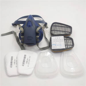 Venta directa de fábrica Protección Fácil de limpiar Pintura en aerosol Máscara facial de polvo de seguridad especial Respirador de gas - Product Image 3