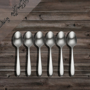 Juego de 5 Cucharas de Té de Acero Inoxidable Oneida Vale, Acabado Satinado Resistente al Óxido 18/0, Aptas para Lavavajillas, para el Hogar - Product Image 5