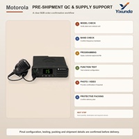 Radio mobile numérique Motorola DM4400e VHF ou UHF, 99 canaux, IP54, affichage numérique, audio intelligent pour la communication en flotte