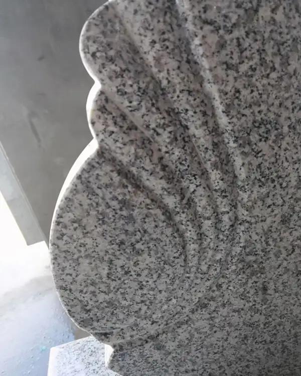 AllyStone pietra tombale in stile europeo G201 granito per lapide in granito bianco di buona qualità per il commercio all'ingrosso
