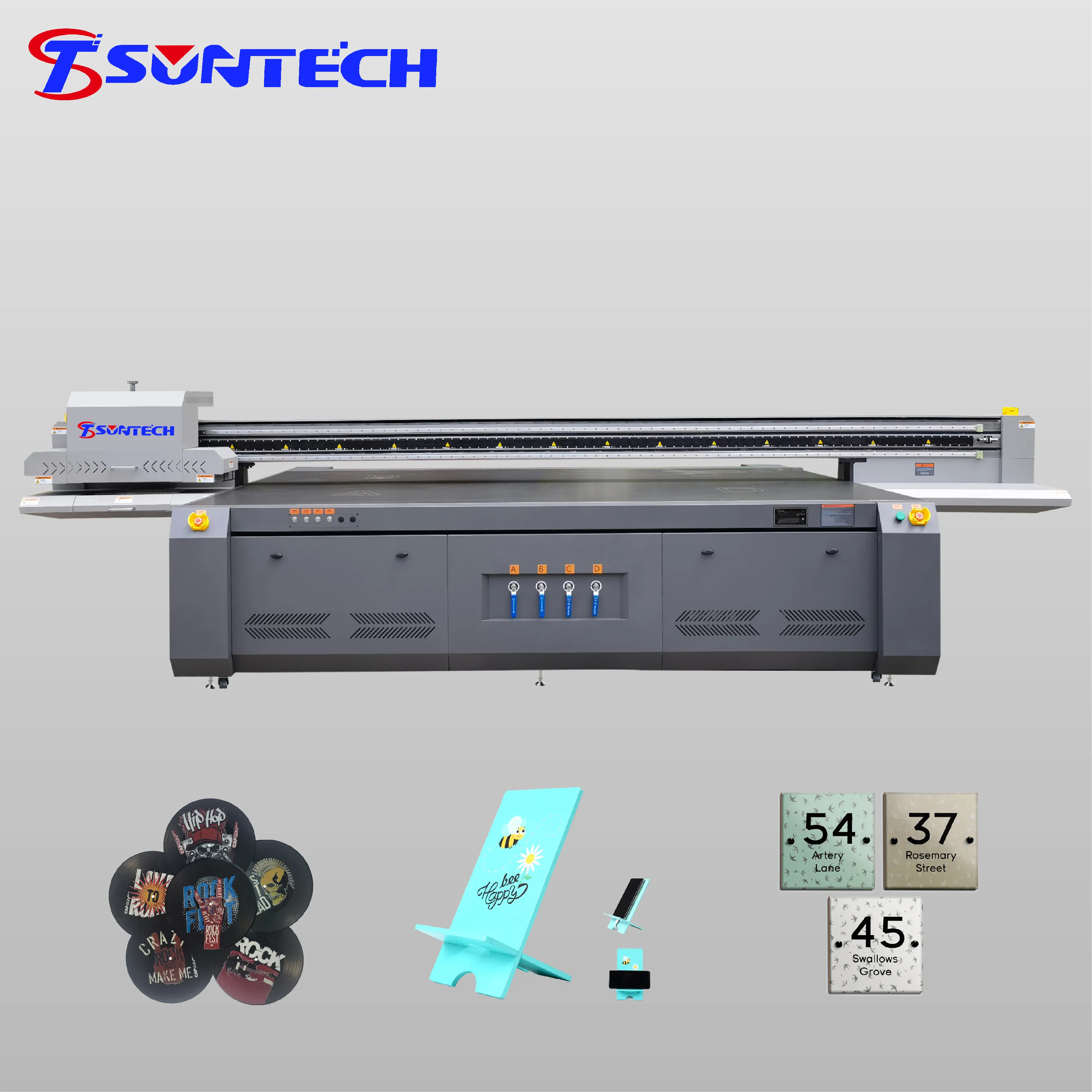 Nova Impressora Plana UV F3220-R6 Durável, Maior Faixa de Impressão com Ricoh GEN6 cabeça de impressão Digital