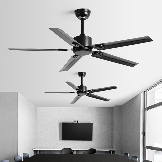 Modern Electric AC Motor Remote Control 5-Blade Ceiling Fan with Energy Saving & Quiet Design for Home or Hotel