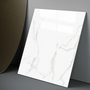 Đầy đủ cơ thể tráng men cao glossy gạch sàn carrara trắng đá sứ gạch đá cẩm thạch kết cấu phòng tắm nhà bếp nội thất phòng - Product Image 4