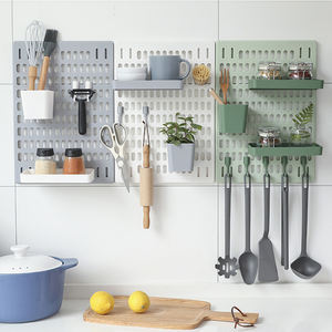 Meilleure vente en ligne cuisine maison salle de bains mural poinçon gratuit rangement Rack Peg <span class=keywords><strong>Board</strong></span> - Product Image 2