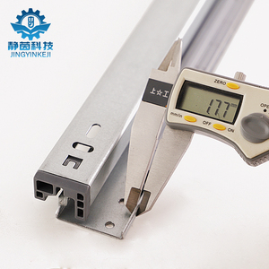 와인 및 담배 유리 디스플레이용 음소거 푸시 풀 하단 서랍 슬라이드 3 섹션 슬라이드 레일이있는 보석 캐비닛 - Product Image 4