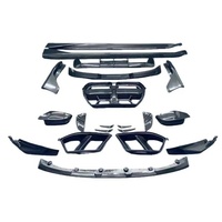 Kit carrosserie en fibre de carbone sèche, ajustement parfait, pour BMW G80 G82 M3 M4, lèvre avant, jupe latérale, diffuseur arrière, spoiler