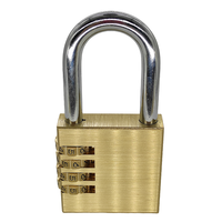 High Security 4-digit Combination Copper Password Padlock