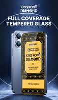Grand bord incurvé ESD antistatique iphone King Kong verre de protection d'écran pour iPhone 1314 15 16 Pro