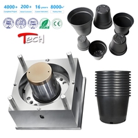 Fabricant de moules d'injection pour pots de fleurs personnalisés de haute qualité, usine de moules pour jardinières en plastique, moulage de pots de jardinage